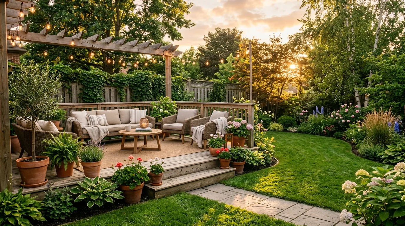 Modern Minimal Lawn Layout
